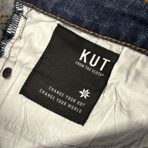 Kut From The Kloth Jeans Womens 12 Catherine Boyfriend Blue Denim Stretch New - Picture 6 of 14